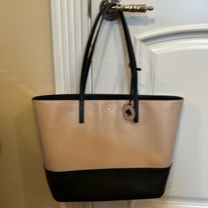 Bleecker two tone tote bag